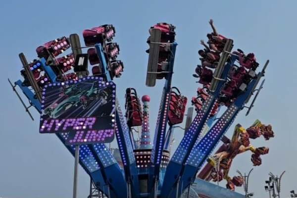 Palace Playland's newest ride, HyperJump, now open