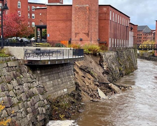 Portion of Biddeford RiverWalk closed due to storm damage