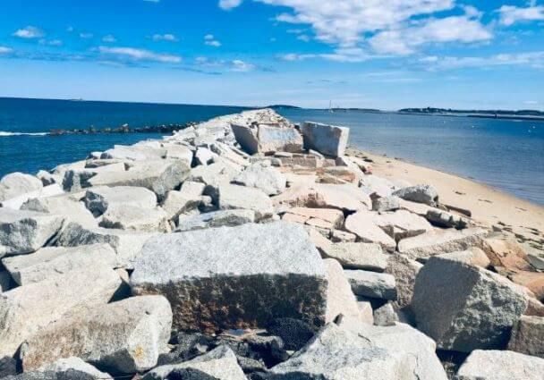 Sen. Bailey Celebrates Funding for Study of Saco Bay Erosion Mitigation Technology