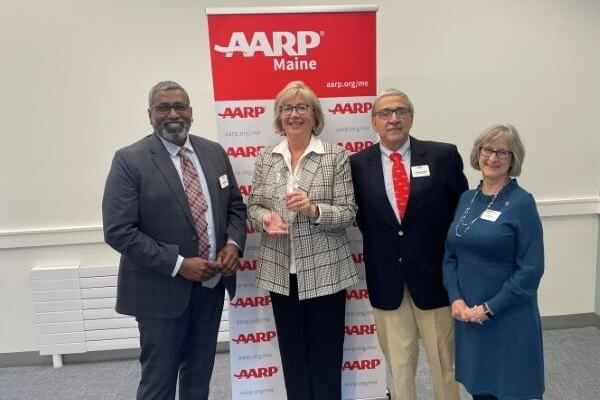 Saco woman receives Annual Andrus Award for Community Service