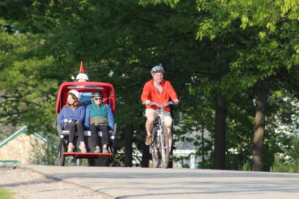 A bicycle built for three: Saco Cycles gives seniors rides on transport bike