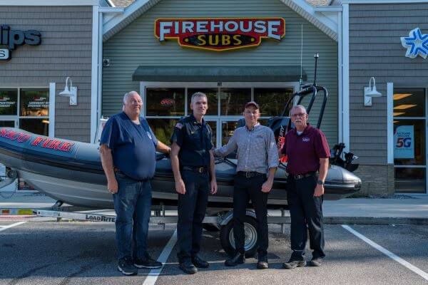 Saco Fire Department receives grant from Firehouse Subs