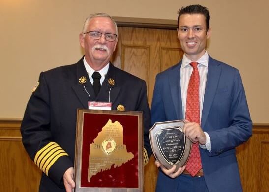 Saco Fire Chief recognized as chief of the year by Maine Fire Chiefs' Association