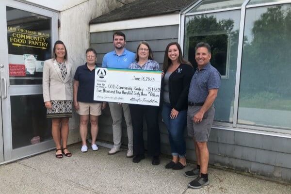 OOB Community Food Pantry receives donation from Atlantic Credit Union