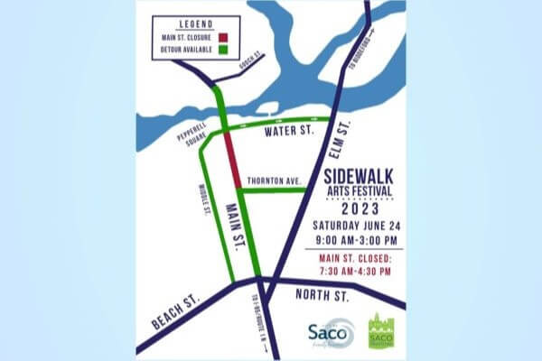 Saco downtown art festival set for Saturday