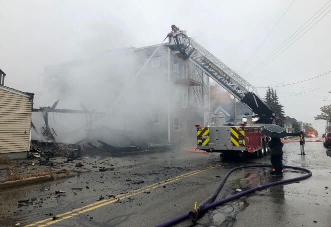 Fire destroys garage in Old Orchard Beach