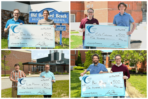 Four local students receive scholarships for community service