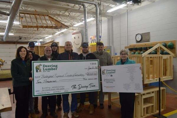 Biddeford and Sanford vocational schools receive $20K from Deering Lumber