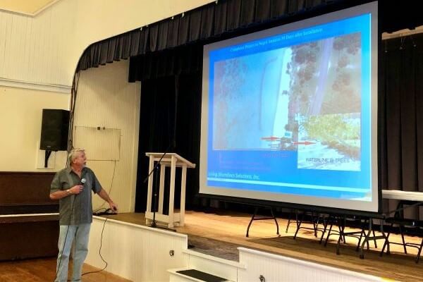 Alternative erosion mitigation project presented at Saco conference