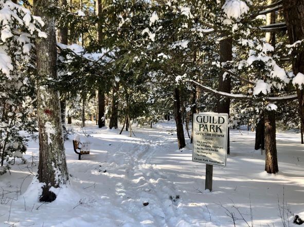 Snow invades Old Orchard Beach