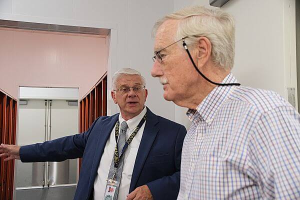 U.S. Senator Angus King takes a tour: ‘This is the heart of public service training'